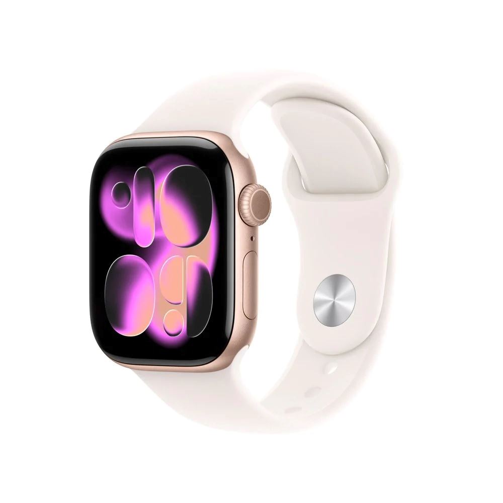 Apple Watch Series 11 46mm Gps Gold Rose Sport Band S/M light Blush